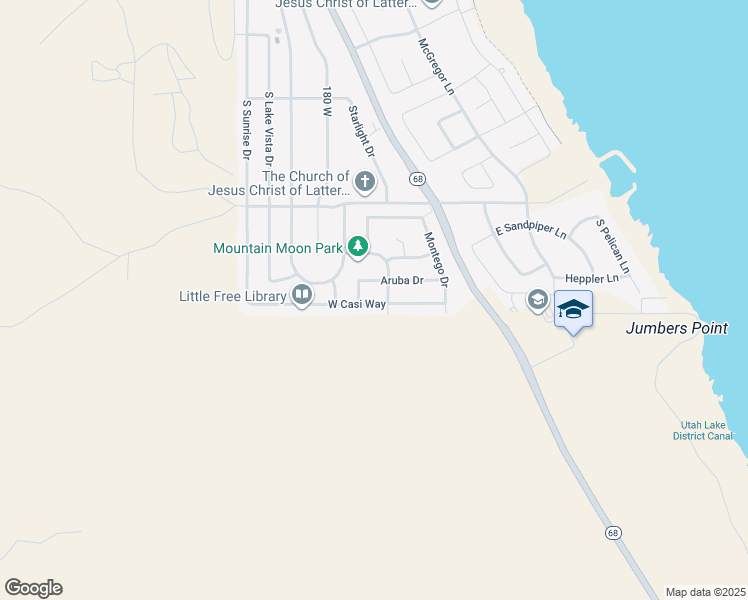 map of restaurants, bars, coffee shops, grocery stores, and more near 182 West Casi Way in Saratoga Springs