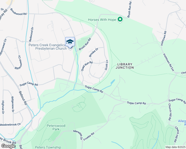 map of restaurants, bars, coffee shops, grocery stores, and more near 173 Scott Lane in Venetia