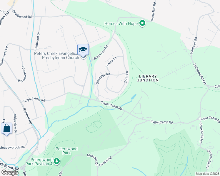 map of restaurants, bars, coffee shops, grocery stores, and more near 173 Scott Lane in Venetia