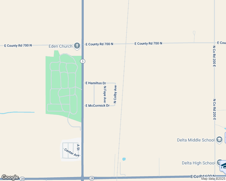 map of restaurants, bars, coffee shops, grocery stores, and more near 10709 North Colby Avenue in Muncie