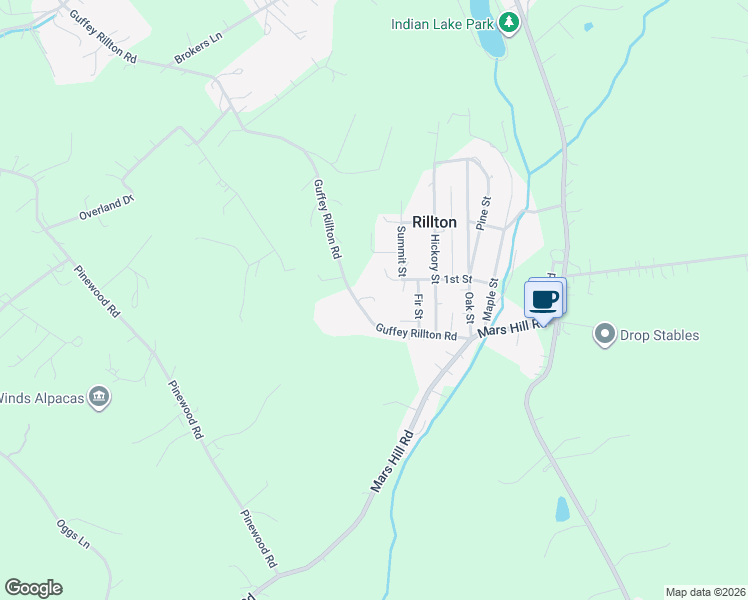 map of restaurants, bars, coffee shops, grocery stores, and more near 10831 Guffey-Rillton Road in Rillton