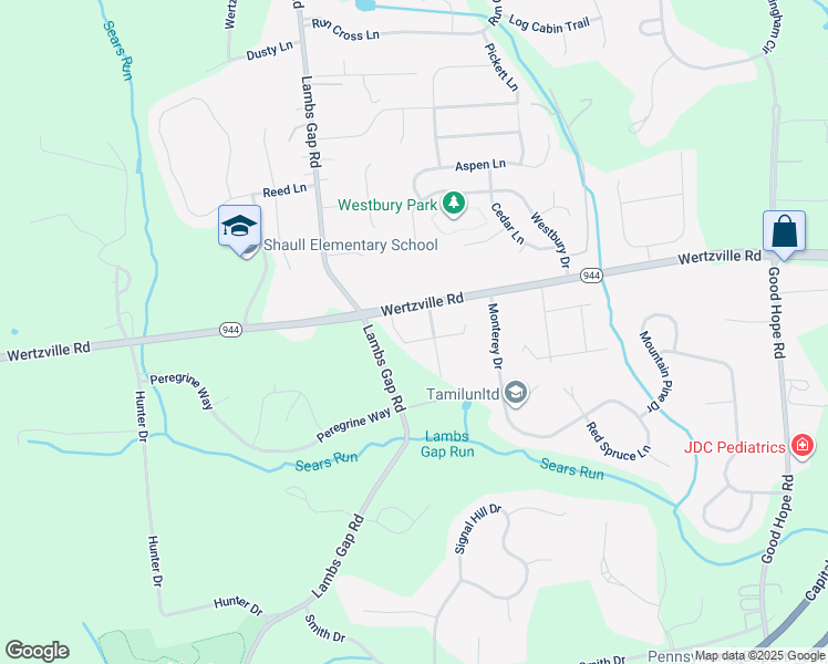 map of restaurants, bars, coffee shops, grocery stores, and more near 6010 Michaele Drive in Enola