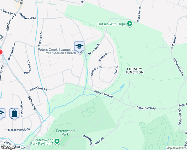 map of restaurants, bars, coffee shops, grocery stores, and more near 232 Quail Run Road in Venetia