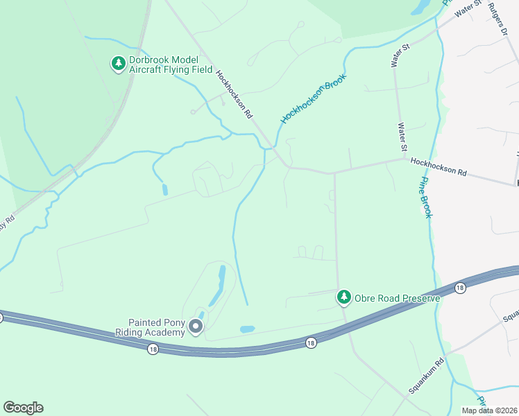 map of restaurants, bars, coffee shops, grocery stores, and more near 132 Hockhockson Road in Monmouth County