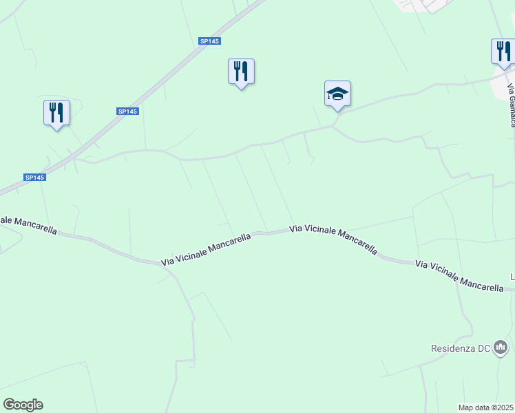 map of restaurants, bars, coffee shops, grocery stores, and more near in Province of Lecce