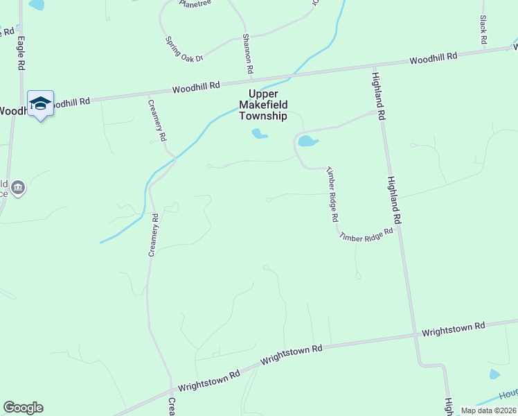 map of restaurants, bars, coffee shops, grocery stores, and more near 509 Wheatfield Lane in Newtown