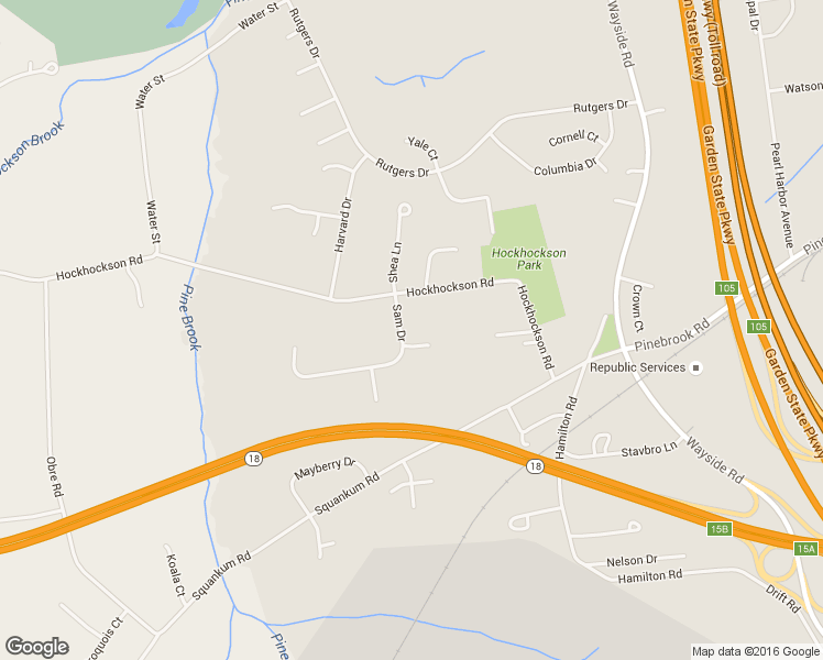 map of restaurants, bars, coffee shops, grocery stores, and more near 34 Phipps Place in Tinton Falls
