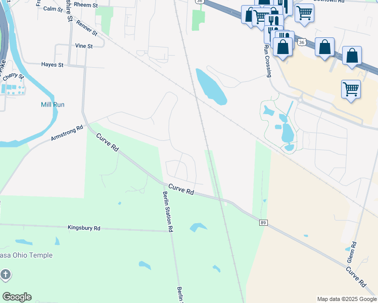 map of restaurants, bars, coffee shops, grocery stores, and more near 532 Randall Road in Delaware