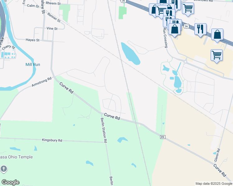 map of restaurants, bars, coffee shops, grocery stores, and more near 532 Randall Road in Delaware