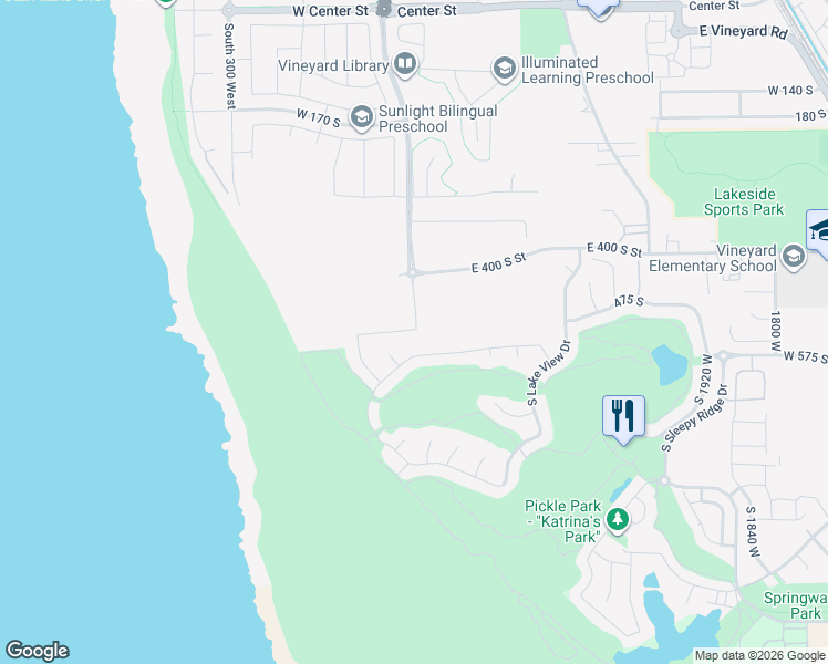 map of restaurants, bars, coffee shops, grocery stores, and more near 161 West Stillwater Drive in Saratoga Springs