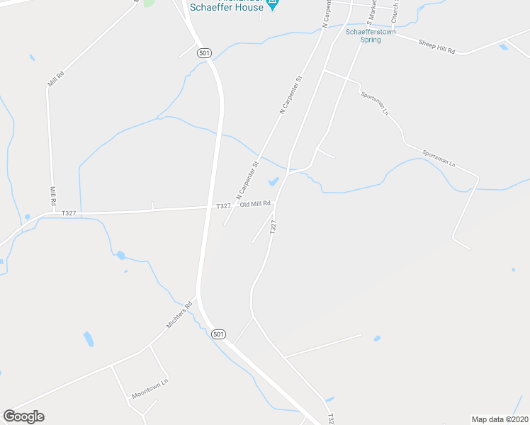 map of restaurants, bars, coffee shops, grocery stores, and more near 502 South Market Street in Newmanstown