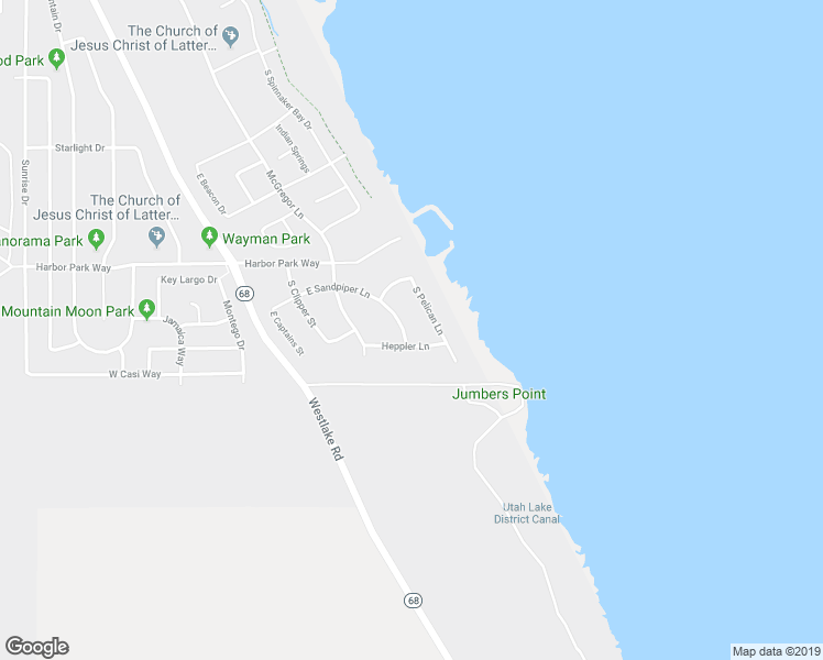 map of restaurants, bars, coffee shops, grocery stores, and more near 4108 South Sandpiper Lane in Saratoga Springs