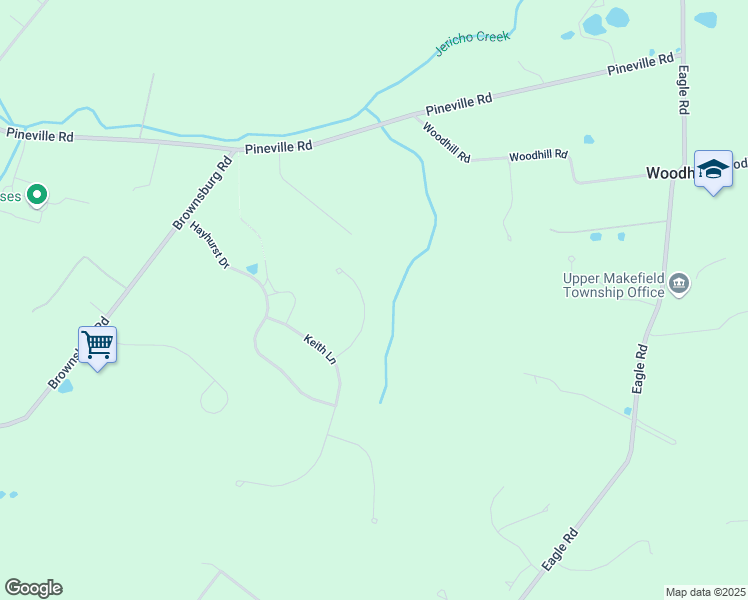 map of restaurants, bars, coffee shops, grocery stores, and more near 10 Holme Court in Newtown