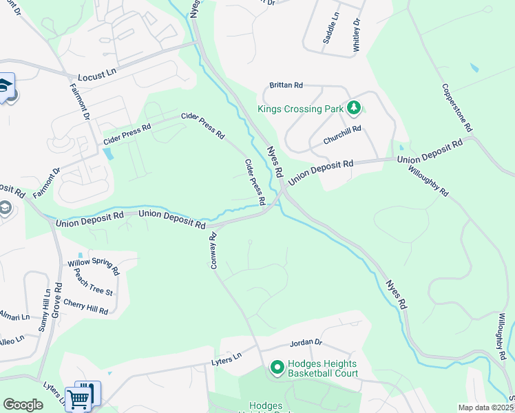 map of restaurants, bars, coffee shops, grocery stores, and more near 6253 Cider Press Road in Harrisburg