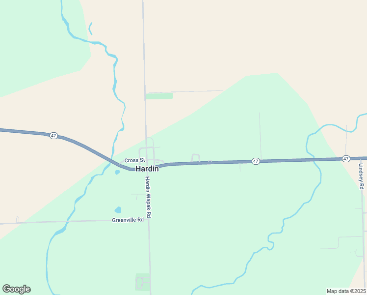 map of restaurants, bars, coffee shops, grocery stores, and more near 10207 Ohio 47 in Sidney
