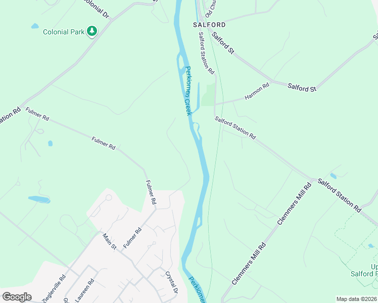 map of restaurants, bars, coffee shops, grocery stores, and more near 129 Bavington Road in Perkiomenville