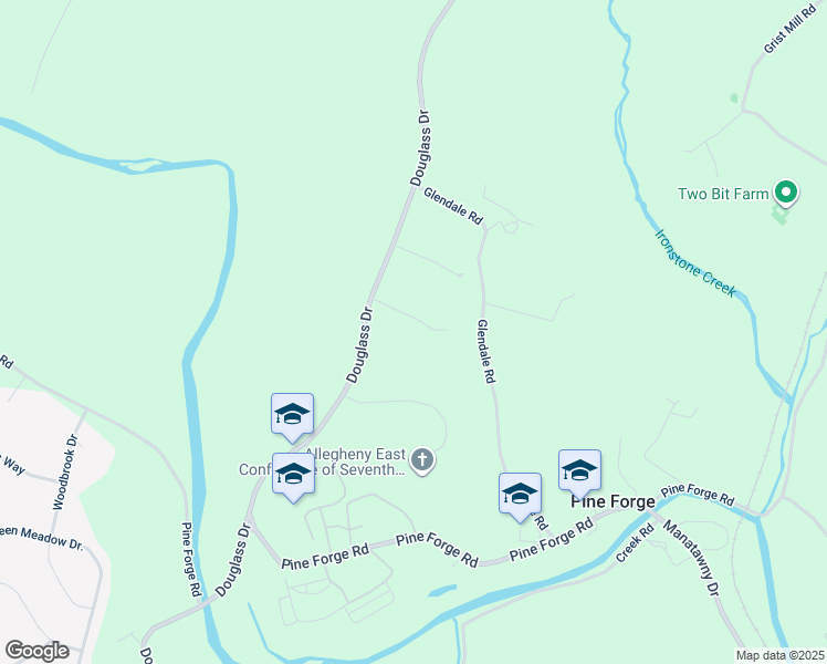map of restaurants, bars, coffee shops, grocery stores, and more near 28 Allegheny Street in Boyertown