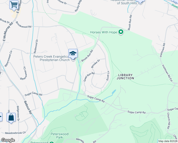 map of restaurants, bars, coffee shops, grocery stores, and more near 114 Grouse Court in Venetia