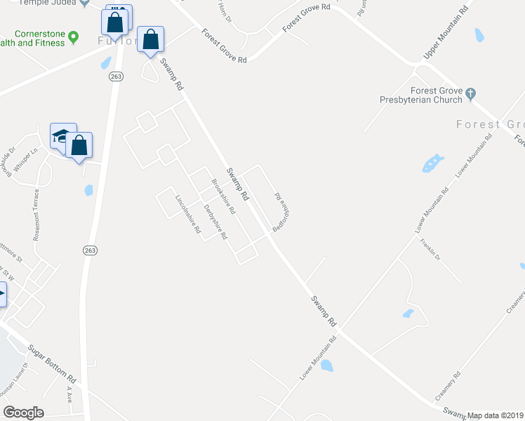 map of restaurants, bars, coffee shops, grocery stores, and more near 2051 Buckinghamshire Road in Furlong