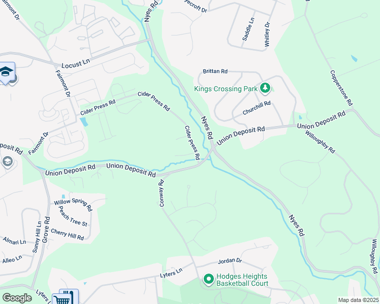 map of restaurants, bars, coffee shops, grocery stores, and more near 6253 Cider Press Road in Harrisburg