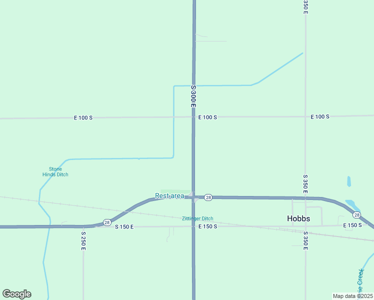 map of restaurants, bars, coffee shops, grocery stores, and more near 1152 Indiana 213 in Tipton