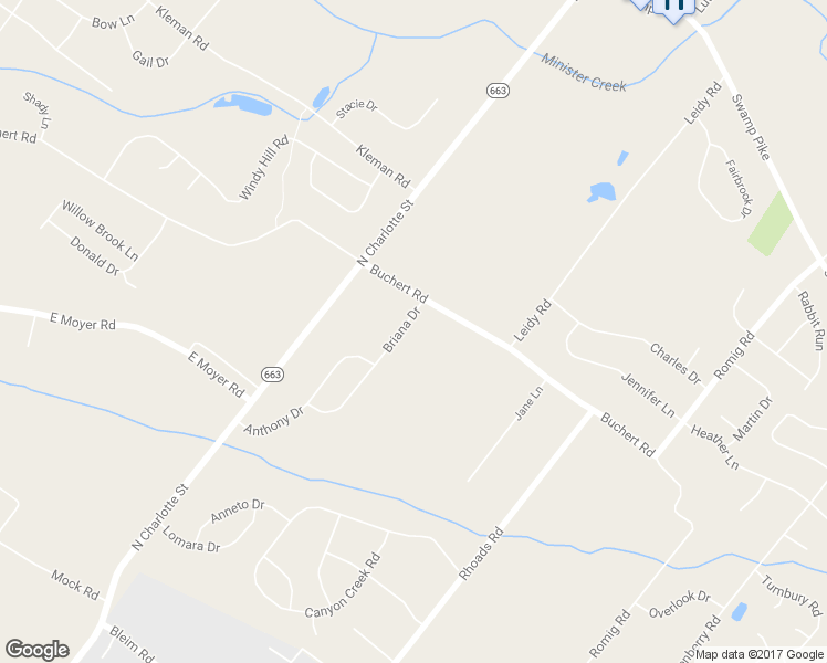 map of restaurants, bars, coffee shops, grocery stores, and more near 2652 Briana Drive in Pottstown