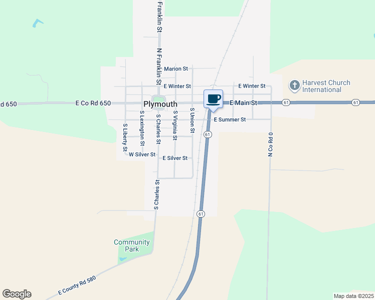 map of restaurants, bars, coffee shops, grocery stores, and more near 310 South Union Street in Plymouth