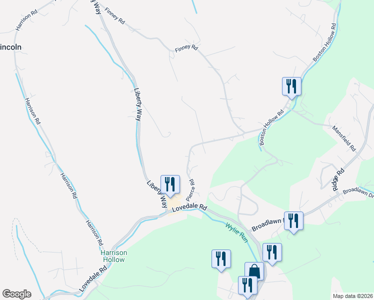 map of restaurants, bars, coffee shops, grocery stores, and more near 683 Pierce Road in Elizabeth