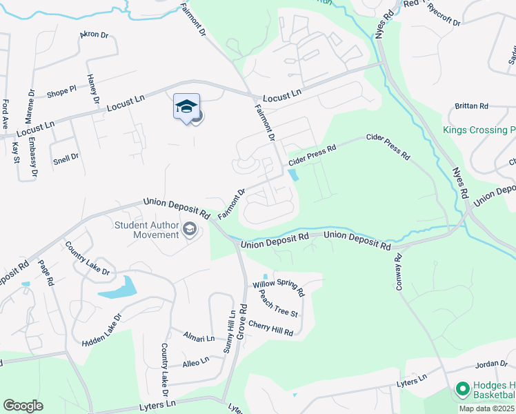 map of restaurants, bars, coffee shops, grocery stores, and more near 6019 Station Circle Road in Harrisburg