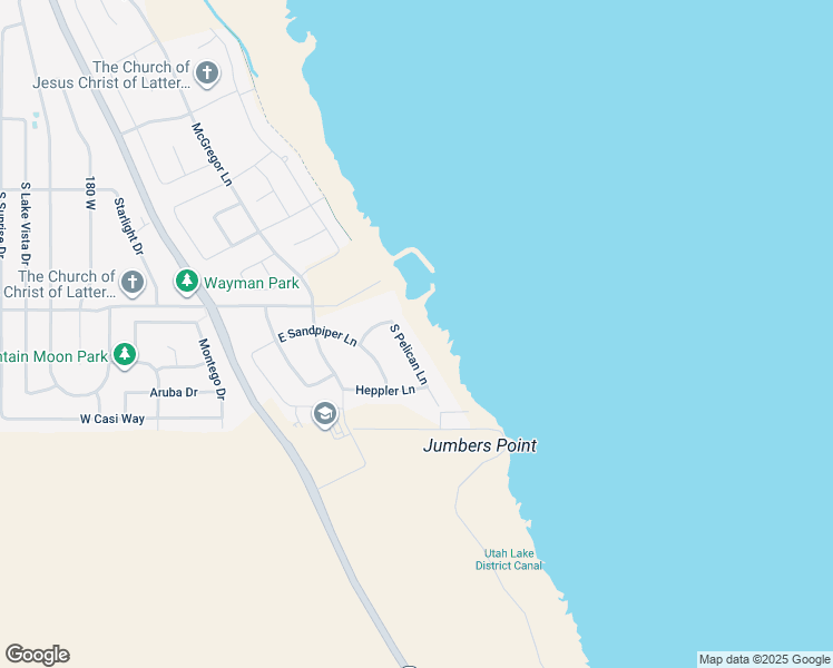 map of restaurants, bars, coffee shops, grocery stores, and more near 4073 South Pelican Lane in Saratoga Springs
