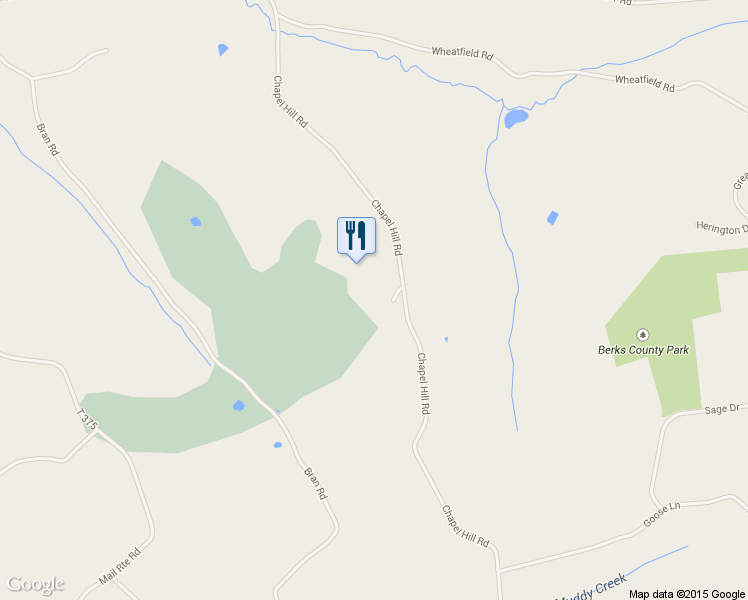 map of restaurants, bars, coffee shops, grocery stores, and more near 241 Chapel Hill Road in Sinking Spring