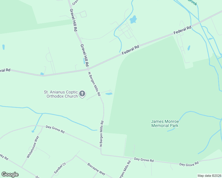 map of restaurants, bars, coffee shops, grocery stores, and more near 134 North Bergen Mills Road in Monroe Township