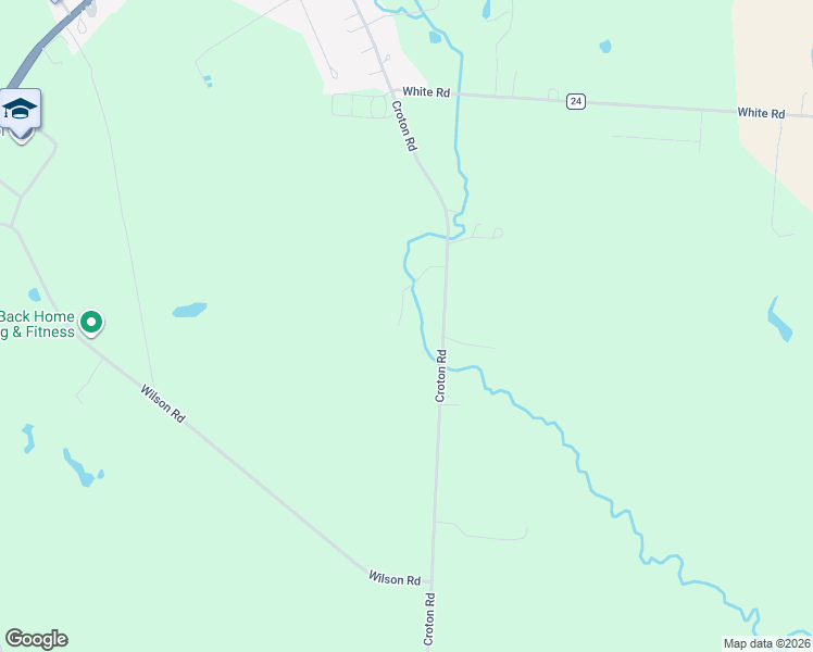 map of restaurants, bars, coffee shops, grocery stores, and more near 3239 Croton Road in Centerburg