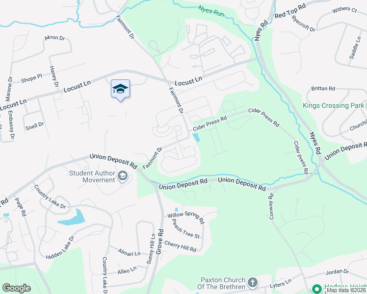 map of restaurants, bars, coffee shops, grocery stores, and more near 8001 Union Station Boulevard in Harrisburg