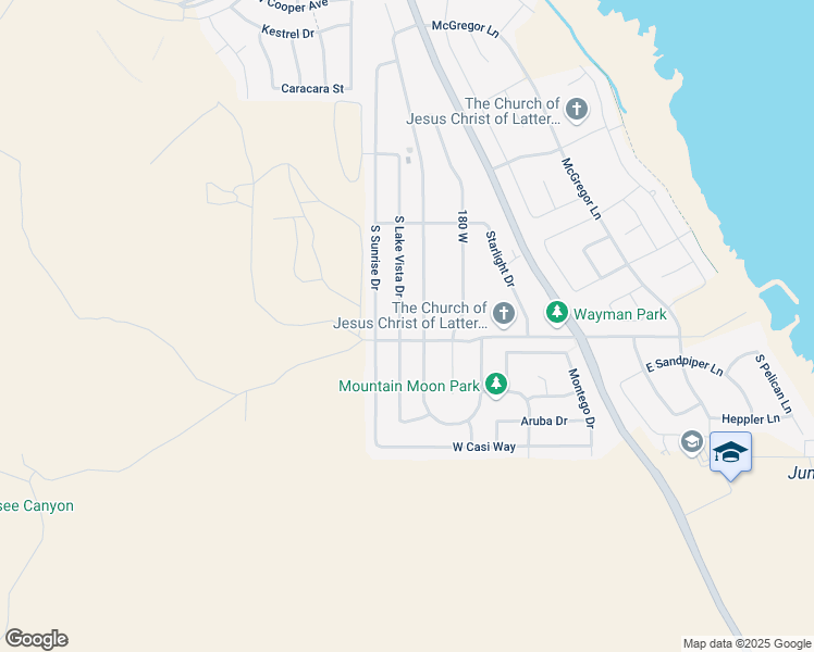 map of restaurants, bars, coffee shops, grocery stores, and more near 3972 South Lake Vista Drive in Saratoga Springs