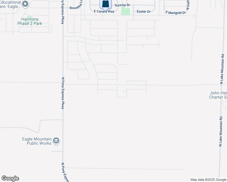 map of restaurants, bars, coffee shops, grocery stores, and more near 1868 Rainbow Bridge Drive in Eagle Mountain