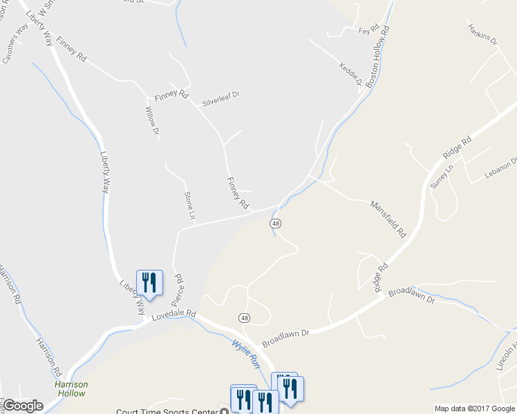 map of restaurants, bars, coffee shops, grocery stores, and more near 239 Finney Road in Elizabeth