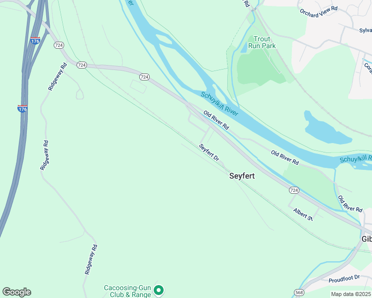 map of restaurants, bars, coffee shops, grocery stores, and more near 92 Killian Drive in Birdsboro