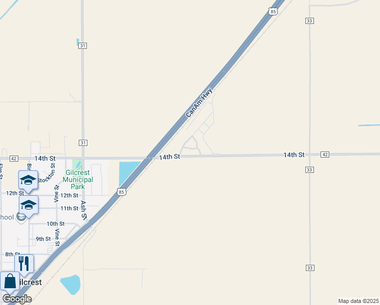 map of restaurants, bars, coffee shops, grocery stores, and more near 20038 Mountain Avenue in La Salle