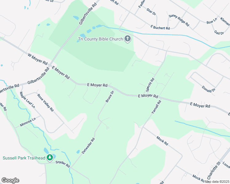 map of restaurants, bars, coffee shops, grocery stores, and more near 2292 Bruce Drive in Pottstown