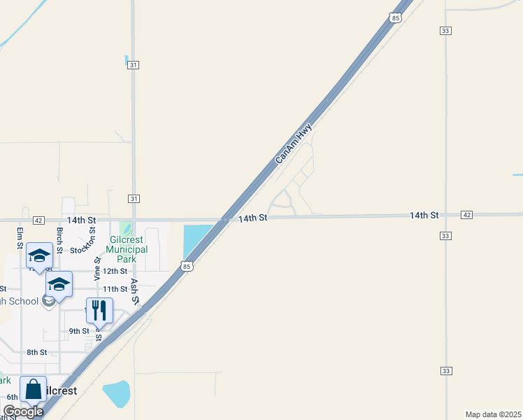 map of restaurants, bars, coffee shops, grocery stores, and more near 20038 Mountain Avenue in La Salle