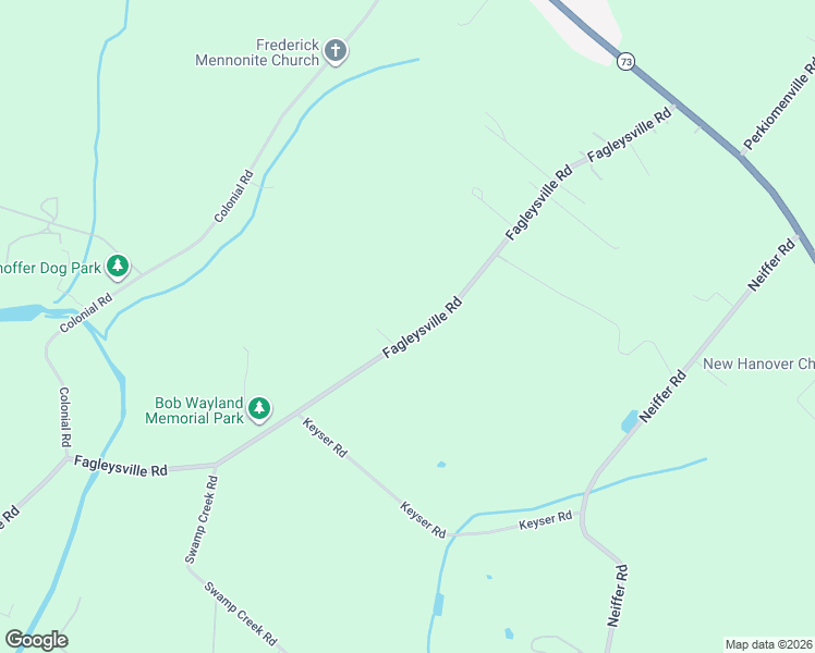 map of restaurants, bars, coffee shops, grocery stores, and more near 558-576 Fagleysville Road in Perkiomenville