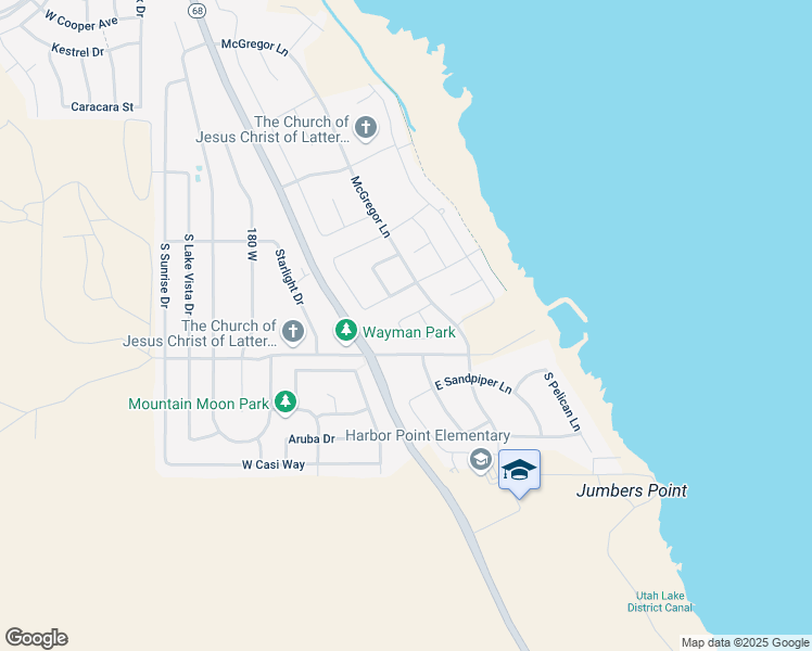 map of restaurants, bars, coffee shops, grocery stores, and more near 3952 East Anchor Way in Saratoga Springs