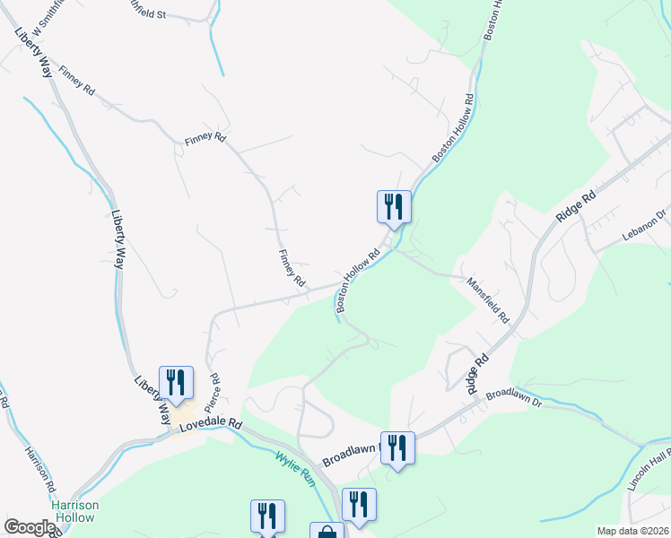 map of restaurants, bars, coffee shops, grocery stores, and more near 239 Finney Road in Elizabeth