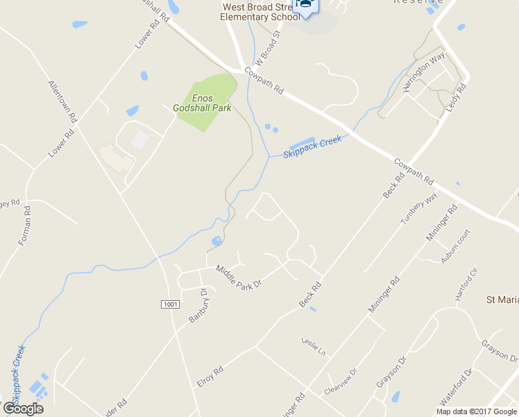 map of restaurants, bars, coffee shops, grocery stores, and more near 559 Creekside Drive in Souderton