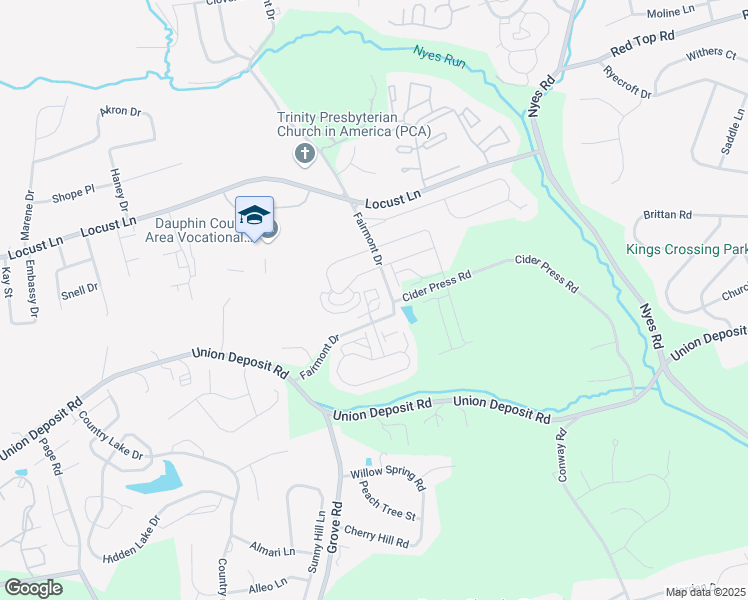 map of restaurants, bars, coffee shops, grocery stores, and more near 6042 Union Tunnel Drive in Harrisburg