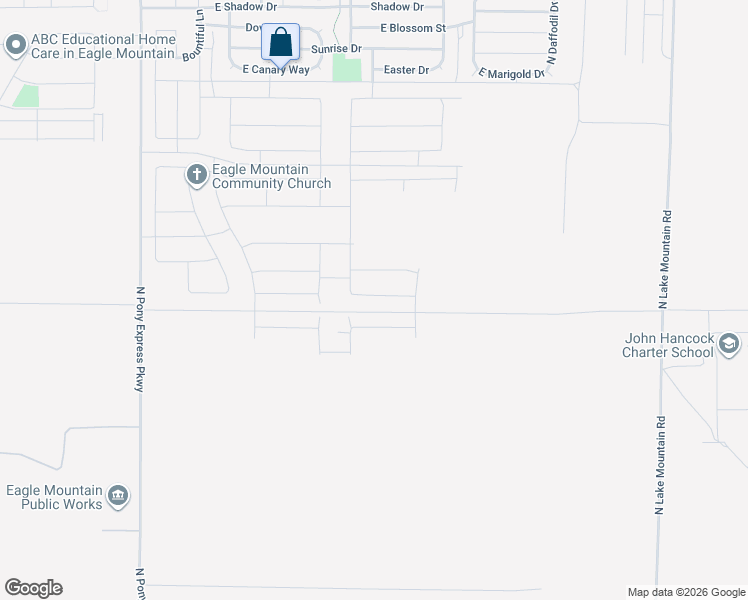 map of restaurants, bars, coffee shops, grocery stores, and more near 3104 Canyon Lands Drive in Riverton