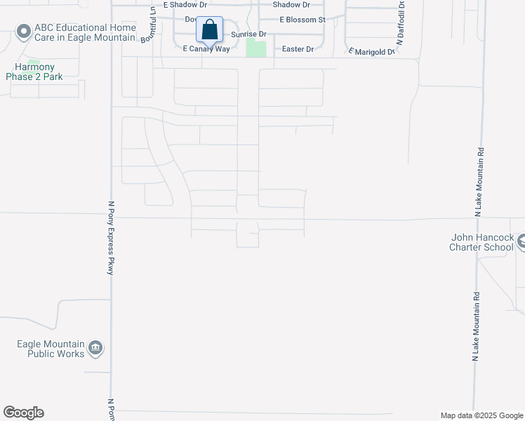 map of restaurants, bars, coffee shops, grocery stores, and more near 1978 Canyonlands Lane in Eagle Mountain