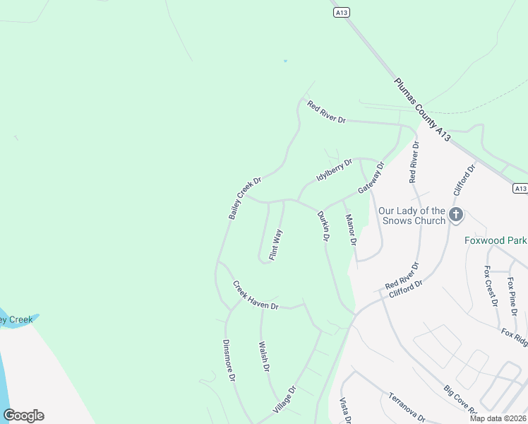 map of restaurants, bars, coffee shops, grocery stores, and more near 472 Durkin Dr in Plumas