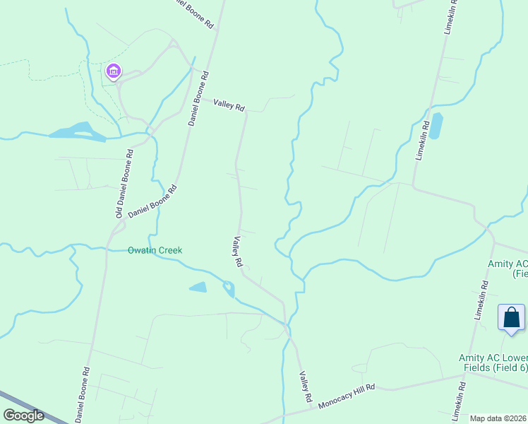 map of restaurants, bars, coffee shops, grocery stores, and more near 159R Valley Road in Birdsboro